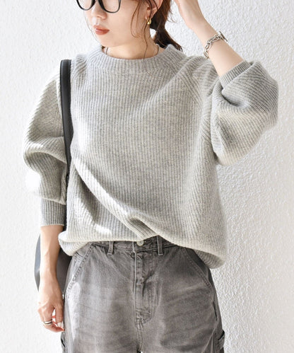 SHIPS any:〈手洗い可能〉AQUA カシミヤ ミックス ハイネック ニット