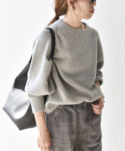 SHIPS any:〈手洗い可能〉AQUA カシミヤ ミックス ハイネック ニット