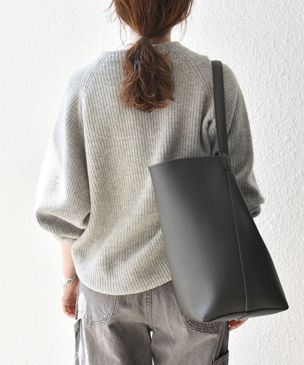 SHIPS any:〈手洗い可能〉AQUA カシミヤ ミックス ハイネック ニット