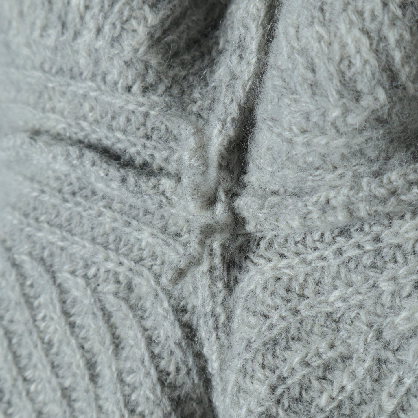 SHIPS any:〈手洗い可能〉AQUA カシミヤ ミックス ハイネック ニット