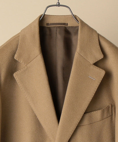 SD: ウール カシミヤ ソリッド チェスターコート