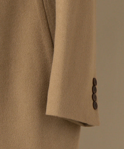 SD: ウール カシミヤ ソリッド チェスターコート