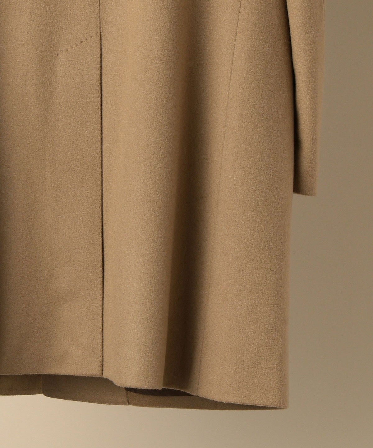 SD: ウール カシミヤ ソリッド チェスターコート