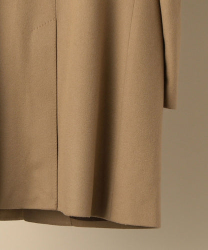 SD: ウール カシミヤ ソリッド チェスターコート