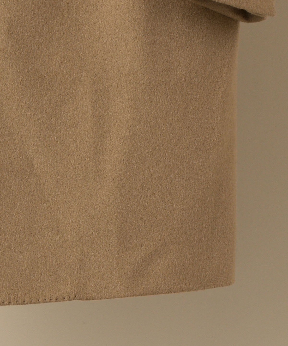 SD: ウール カシミヤ ソリッド チェスターコート