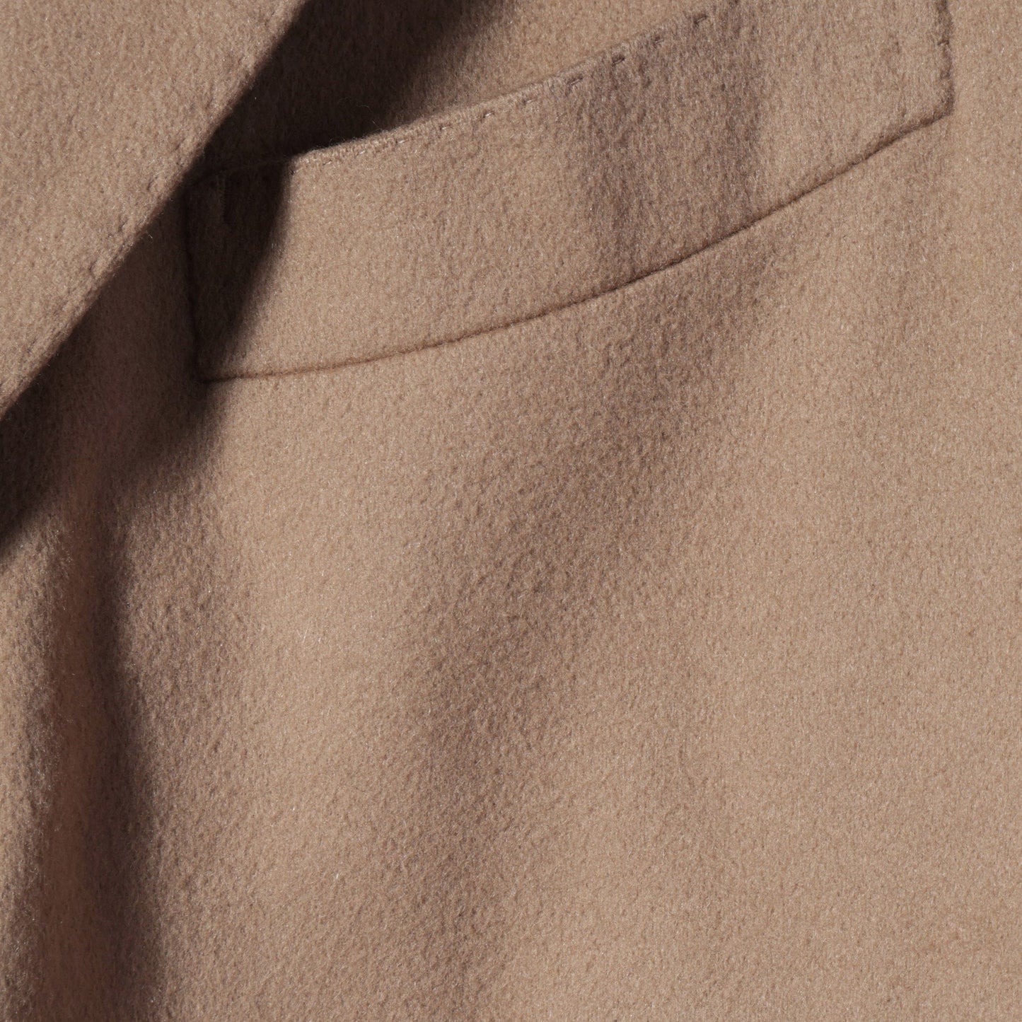 SD: ウール カシミヤ ソリッド チェスターコート