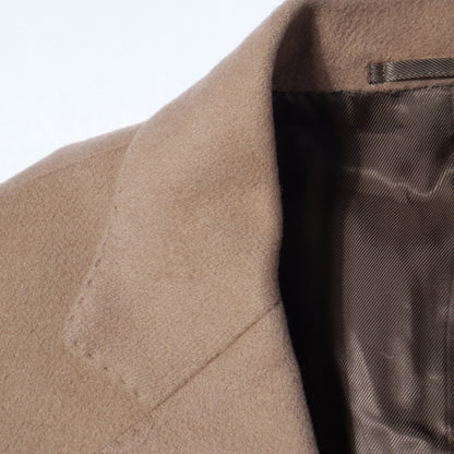 SD: ウール カシミヤ ソリッド チェスターコート