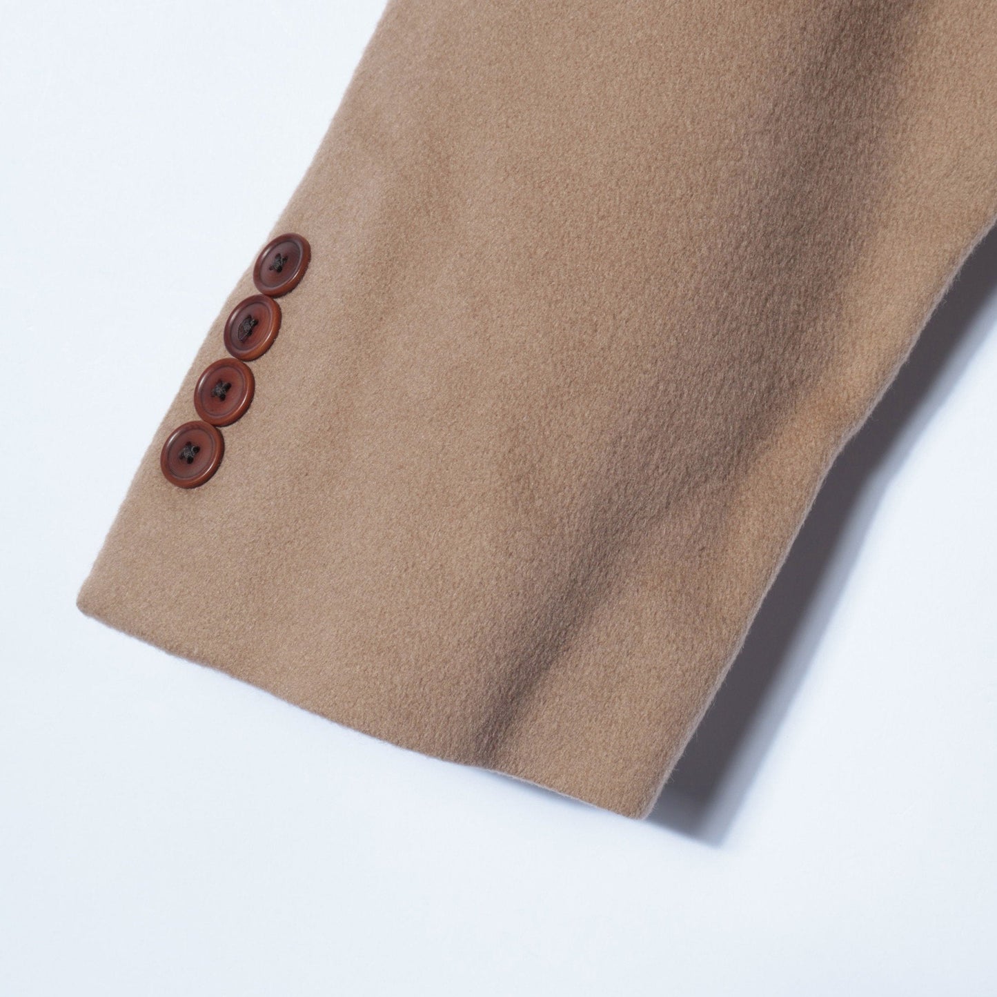 SD: ウール カシミヤ ソリッド チェスターコート