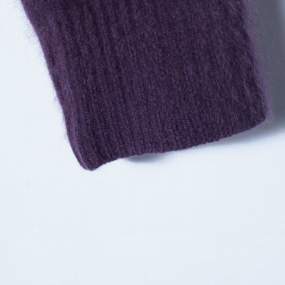 SHIPS:ヘアリー Vネック プルオーバーニット