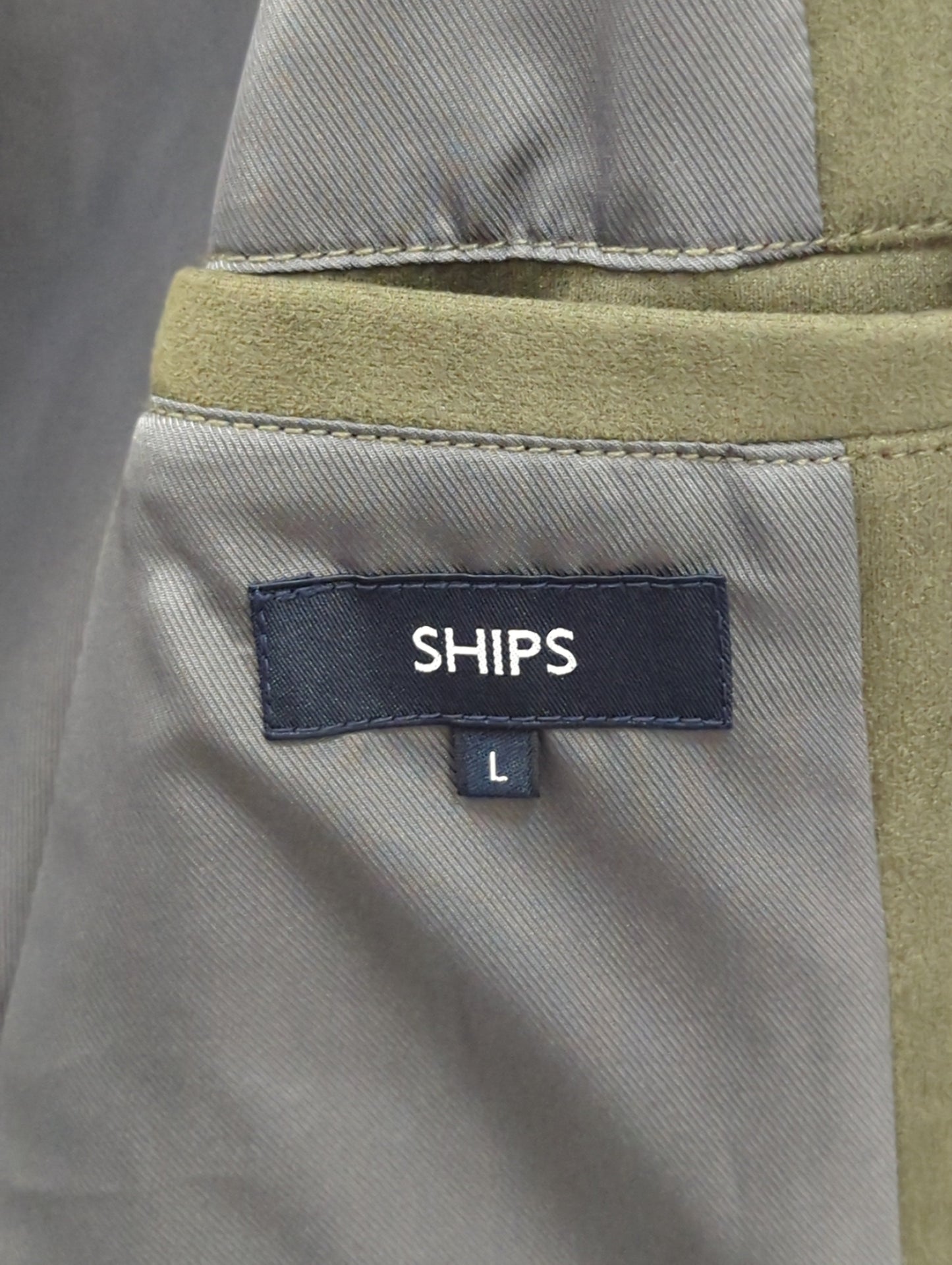 SHIPS: マシュマロスエード シングルライダース ジャケット