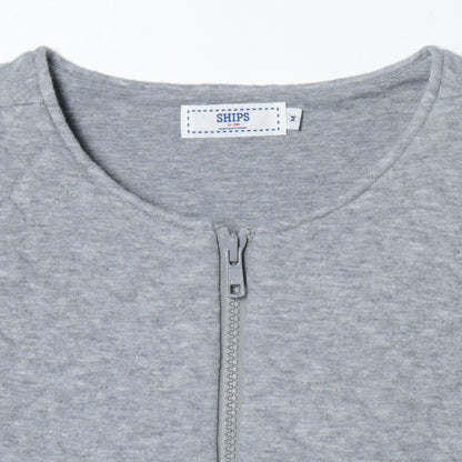 QUILT C/N ZIP VEST