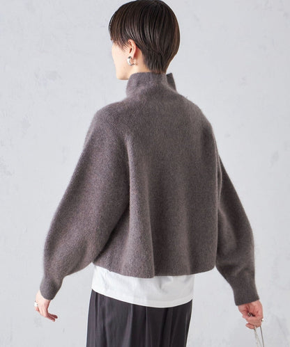 〈手洗い可能〉へアリー ハイネック プルオーバー