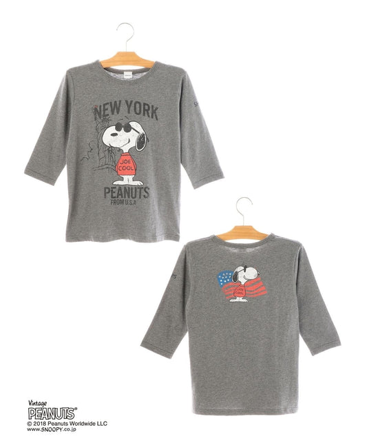 SHIPS KIDS:スヌーピー 7分袖 TEE(145〜160cm)