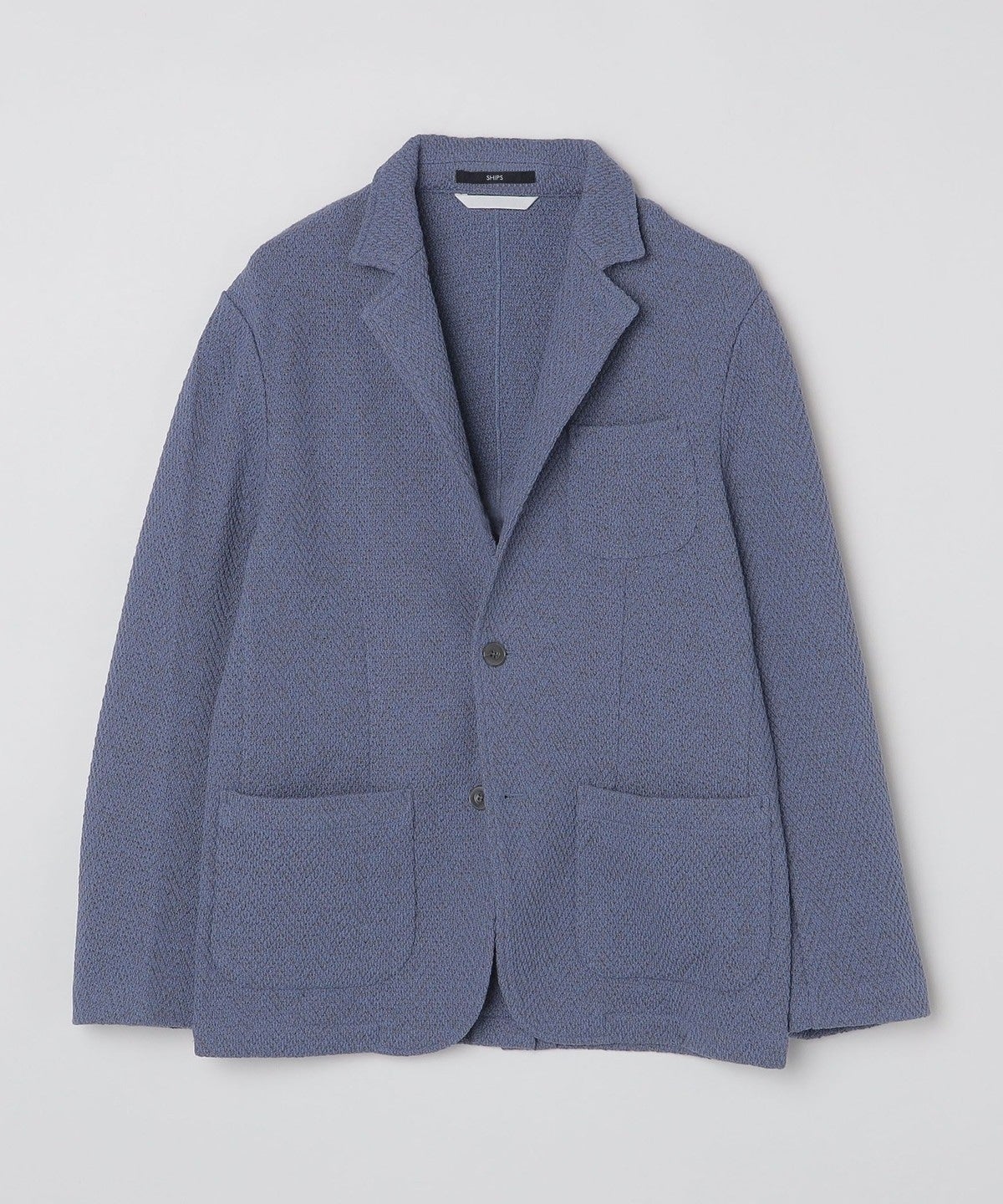 SHIPS:〈手洗い可能〉TEXBRID(R) ヘリンボーンジャカード 2ボタン ジャケット