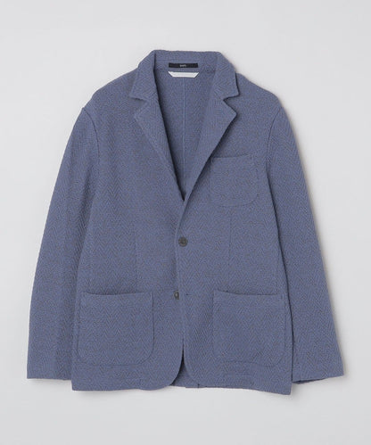 SHIPS:〈手洗い可能〉TEXBRID(R) ヘリンボーンジャカード 2ボタン ジャケット