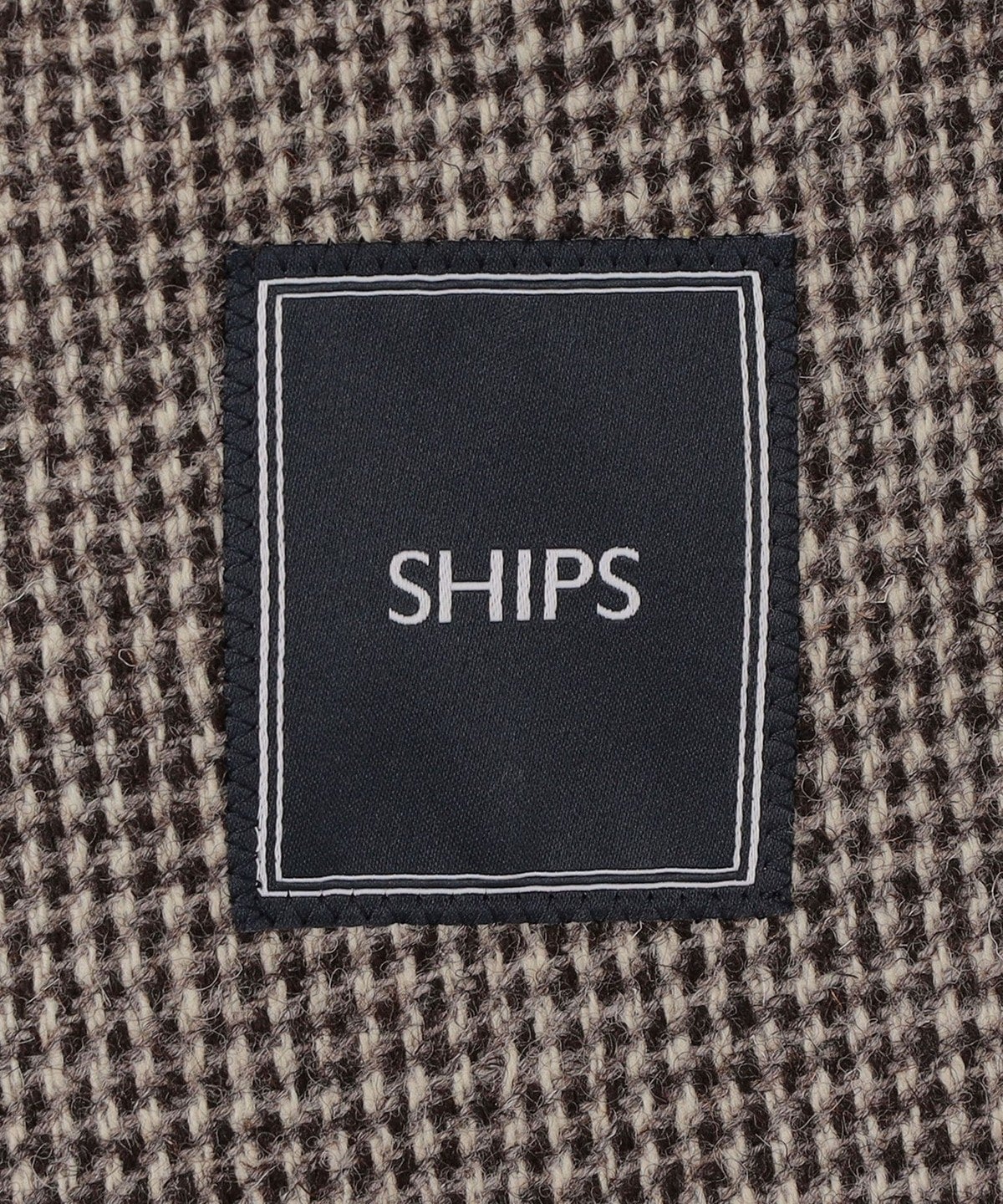 SHIPS: マーリン アンド エヴァンス社製生地 ツイード ピンチェック ジャケット