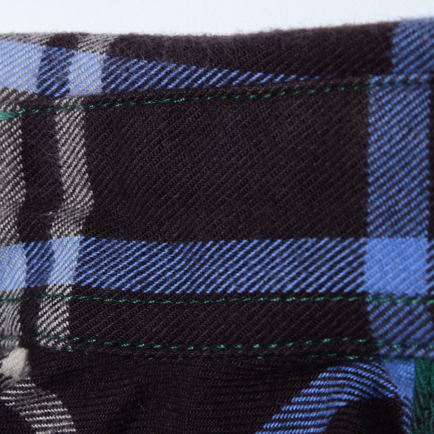 SHIPS: 綿ビエラ ビッグチェック レギュラーカラーシャツ