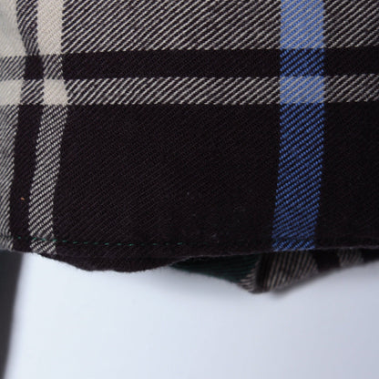 SHIPS: 綿ビエラ ビッグチェック レギュラーカラーシャツ