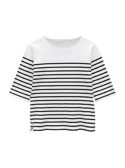 SHIPS JET BLUE:0087 BASIC BDR TEE