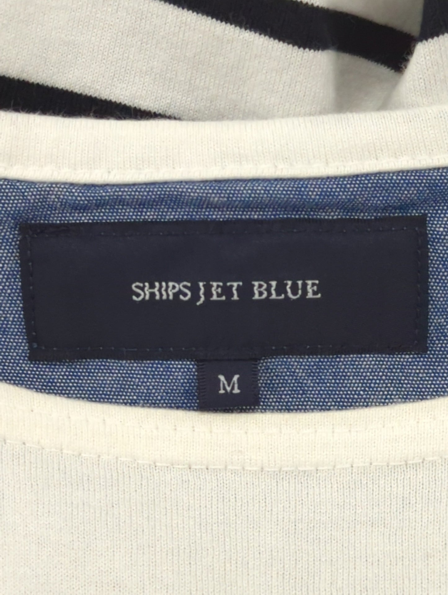SHIPS JET BLUE:0087 BASIC BDR TEE