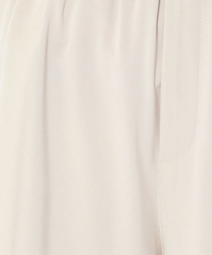 【手洗い可能】ワイドクロップドパンツ