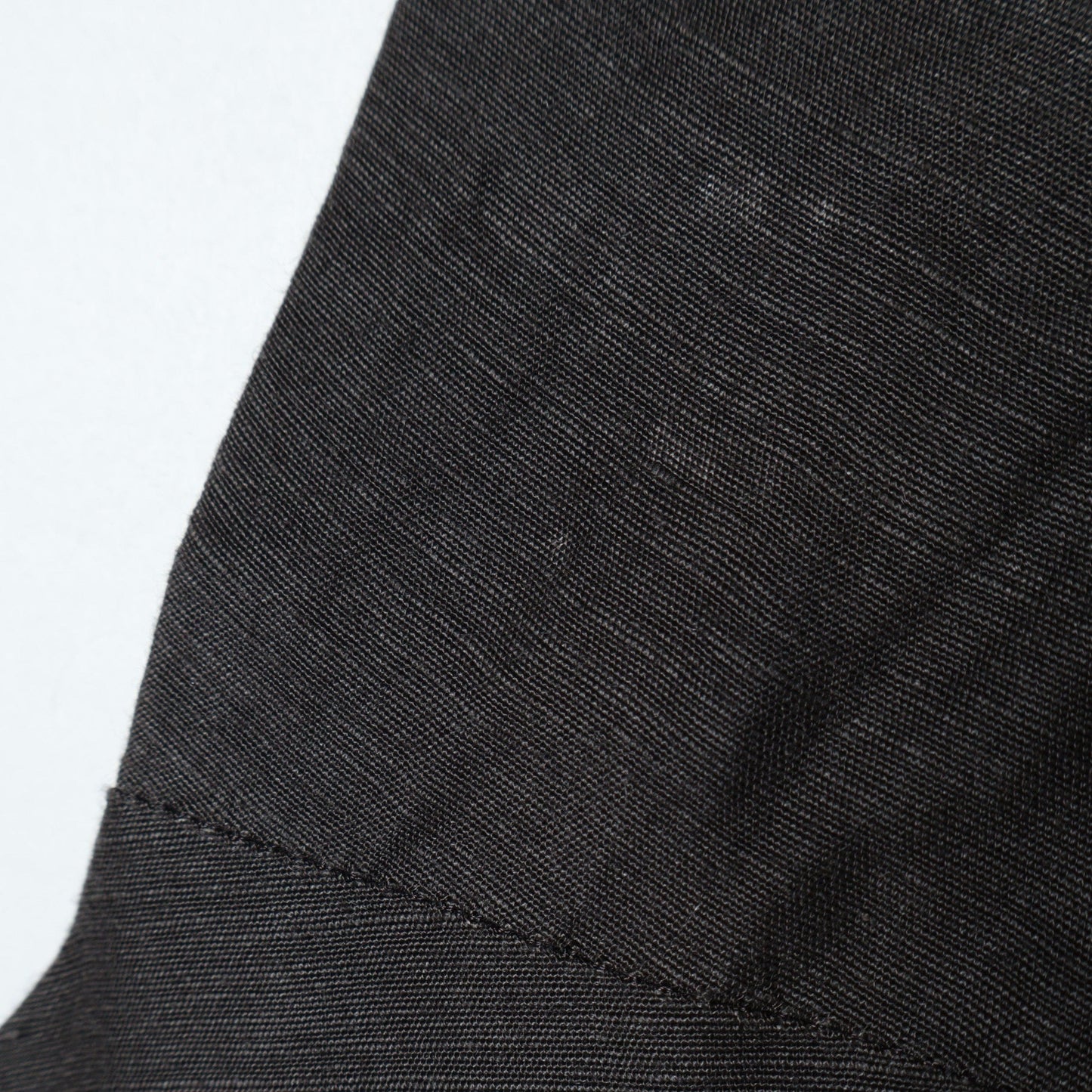 〈手洗い可能〉サフィラン リネン Vネック ワンピース