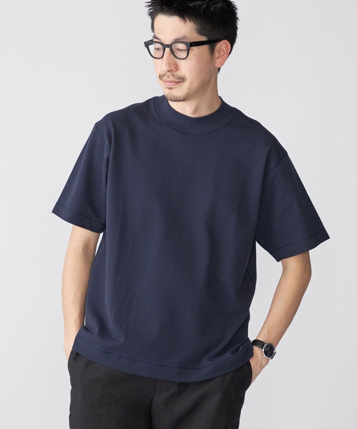 SHIPS: カノコ コンフォート ネック Tシャツ