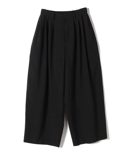 SHIPS Primary Navy Label:タック ワイド コクーン パンツ
