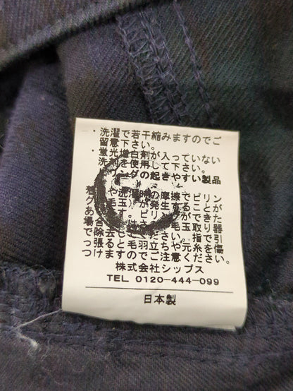 T/R STRECH TARTAN/CHK SLIM PT
