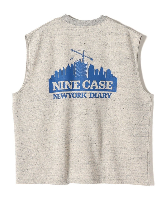 SHIPS NINE CASE:NY DIARY スリーブレス トップス