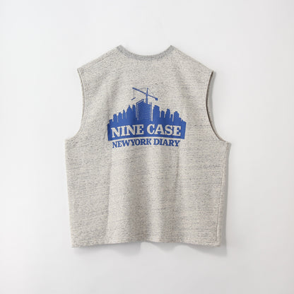 SHIPS NINE CASE:NY DIARY スリーブレス トップス