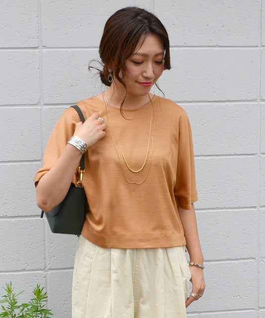 liflattie ships:フレアスリーブ トップス