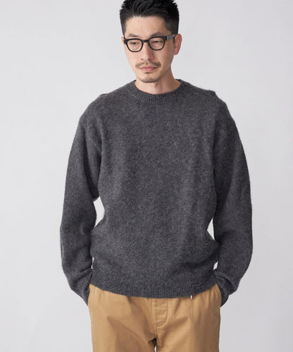 SHIPS:〈シェットランドタイプ〉ウール シャギードッグ ニット (セーター) 23FW