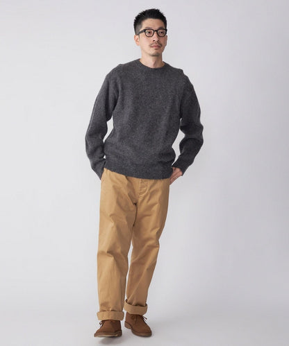 SHIPS:〈シェットランドタイプ〉ウール シャギードッグ ニット (セーター) 23FW