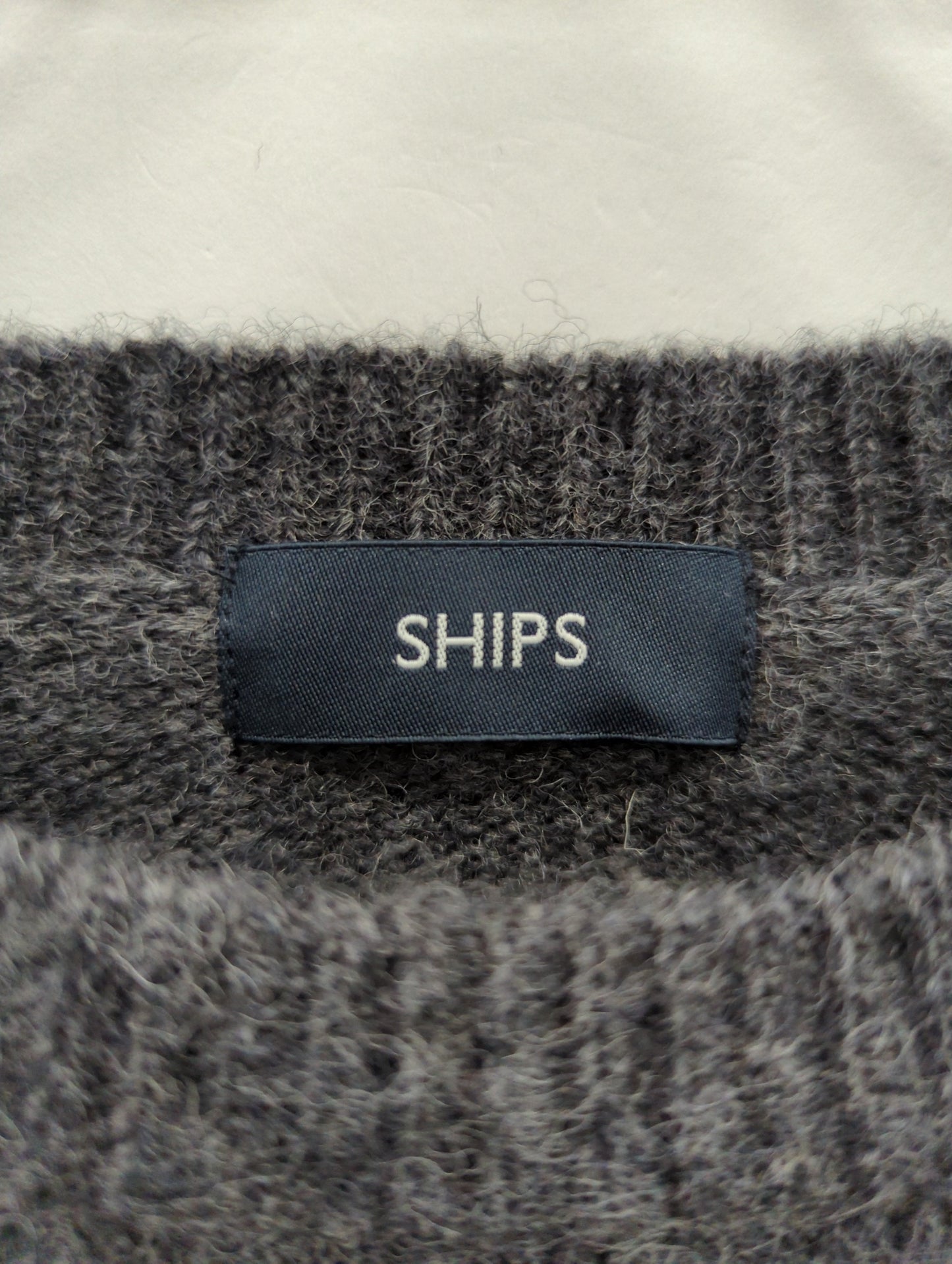 SHIPS:〈シェットランドタイプ〉ウール シャギードッグ ニット (セーター) 23FW