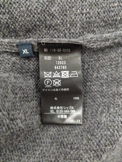 SHIPS:〈シェットランドタイプ〉ウール シャギードッグ ニット (セーター) 23FW