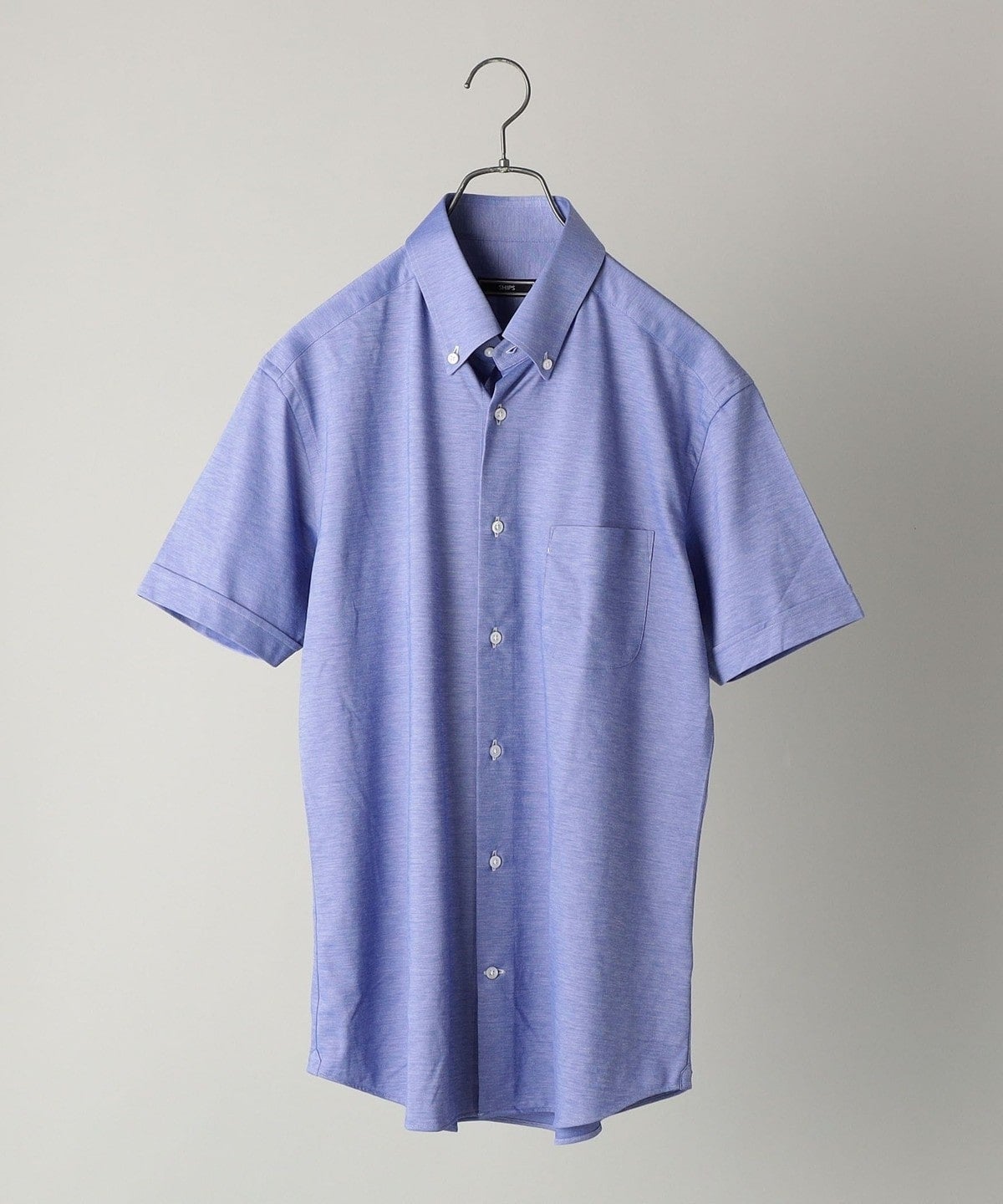 SHIPS:COOLMAX(R)ジャージー ボタンダウン 半袖シャツ