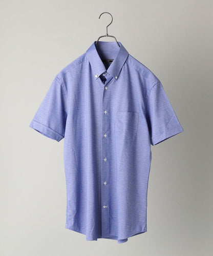 SHIPS:COOLMAX(R)ジャージー ボタンダウン 半袖シャツ