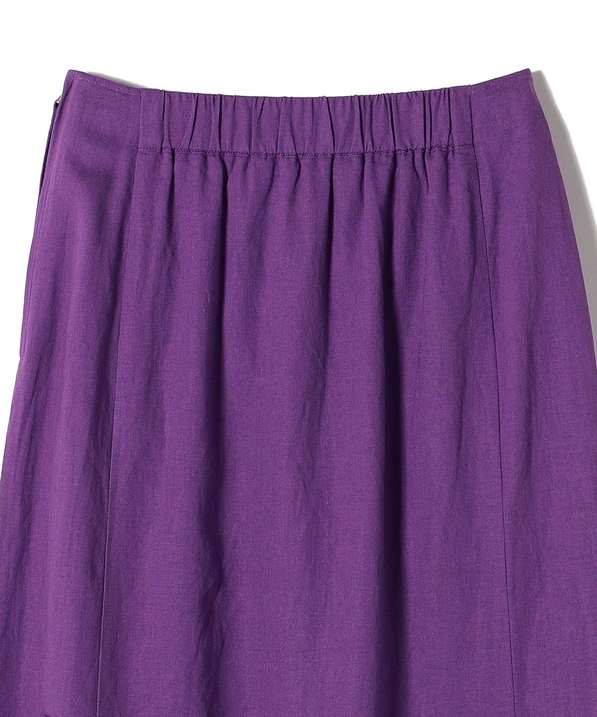 〈手洗い可能〉リネン レーヨン サイド リボン マーメイド スカート