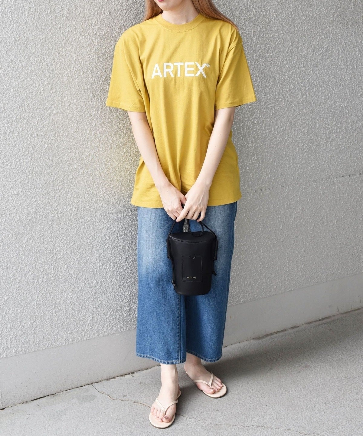 【SHIPS any別注】ARTEX: 【ユニセックス】プリント ロゴ 半袖 Tシャツ