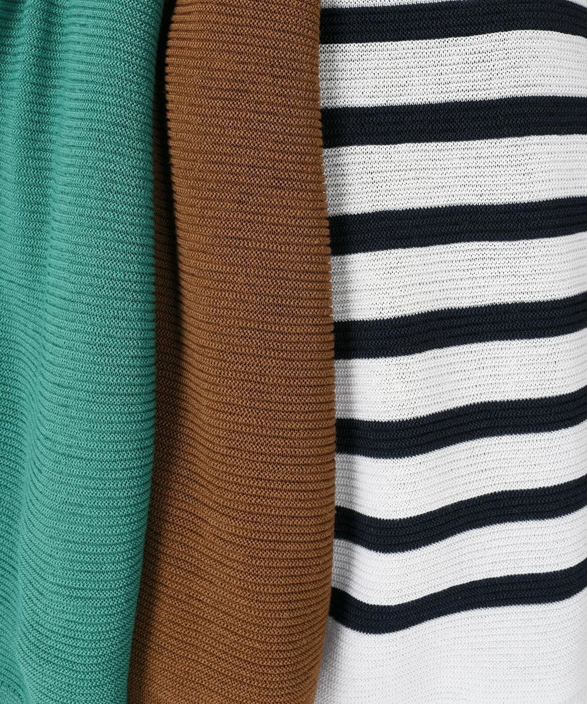 【手洗い可能】リネンポリエステルニットプルオーバー