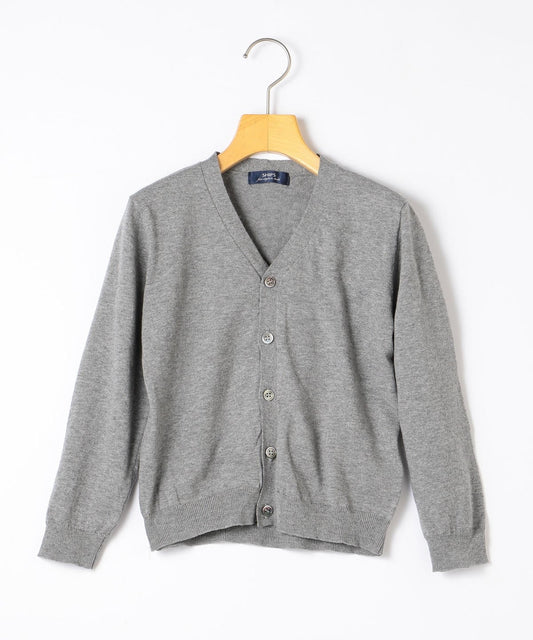 SHIPS KIDS:14GG Vネック カーディガン(S〜XXL)