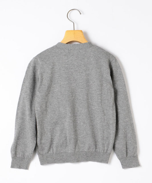 SHIPS KIDS:14GG Vネック カーディガン(S〜XXL)