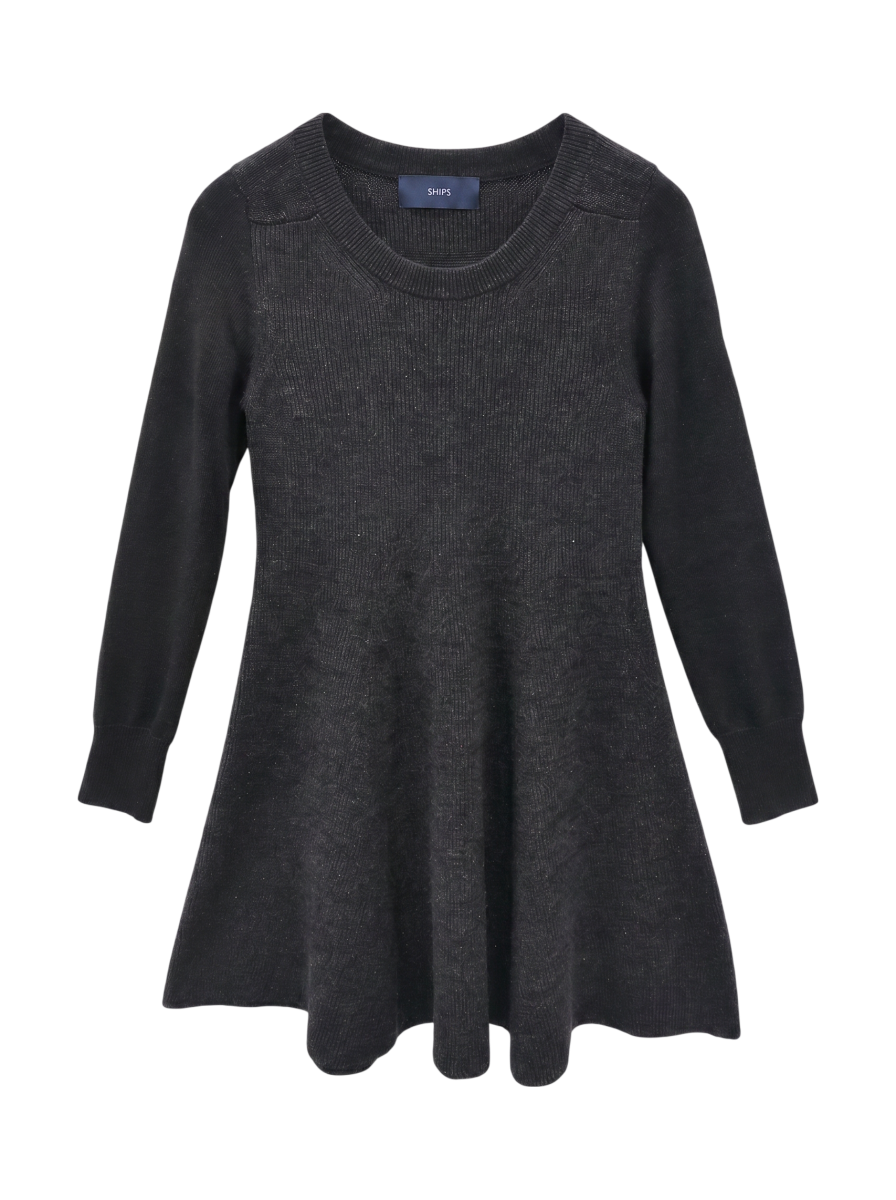 AZE FIT/FLARE KNIT OP