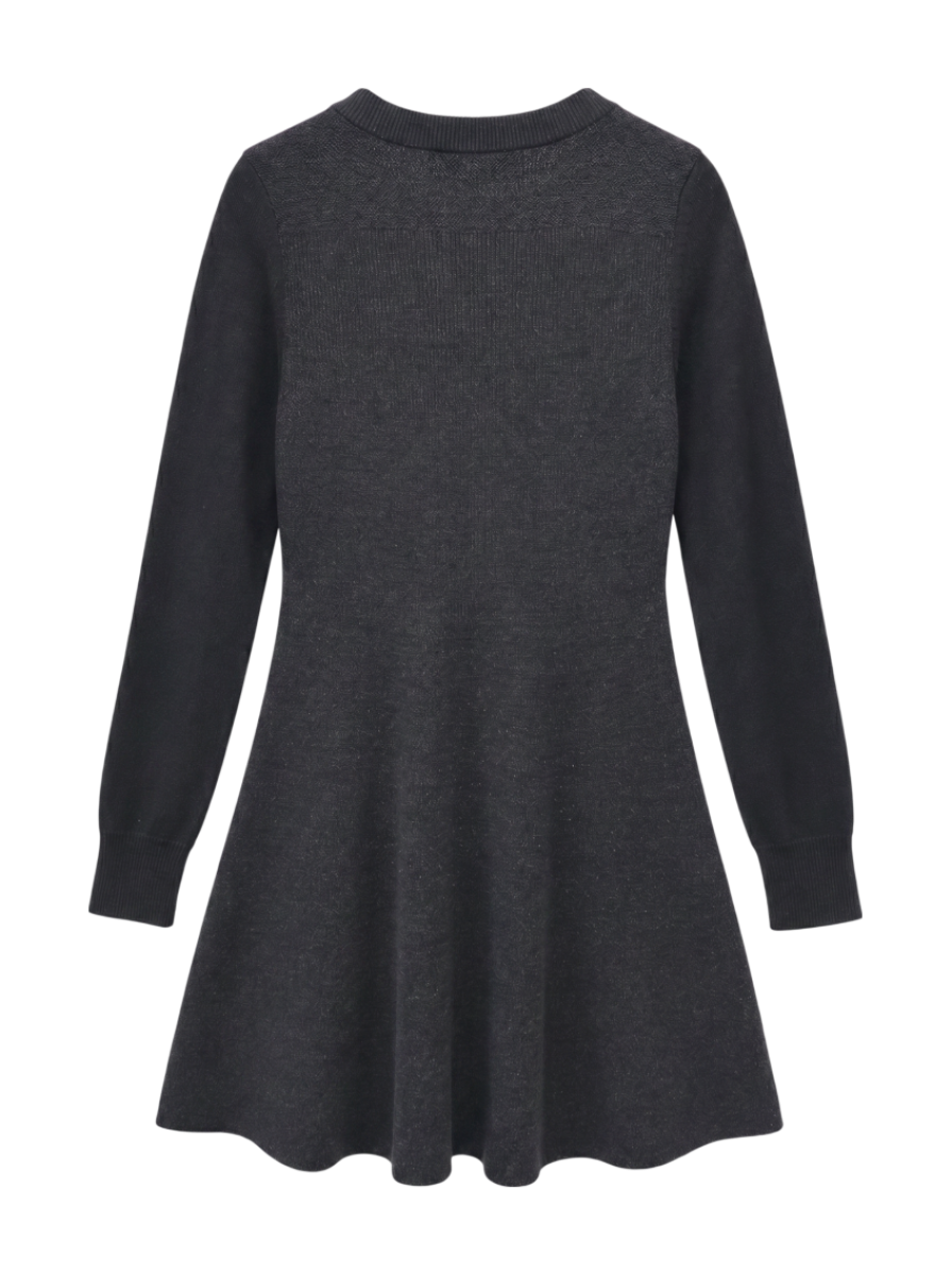 AZE FIT/FLARE KNIT OP