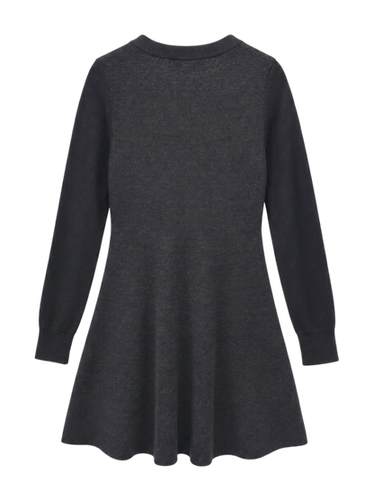 AZE FIT/FLARE KNIT OP