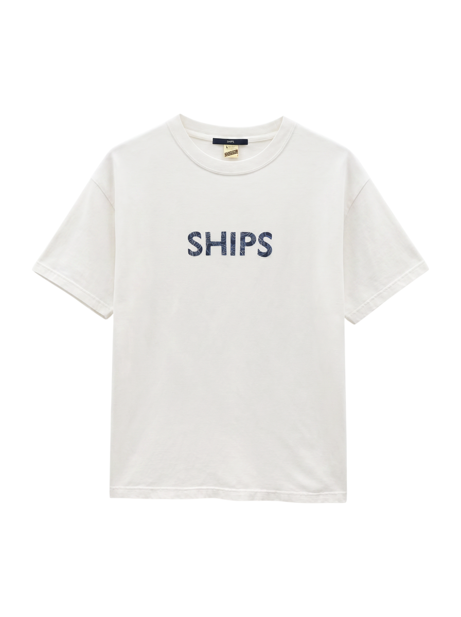 SHIPS: セミワイド カラー ドビー ドット ロングスリーブ シャツ