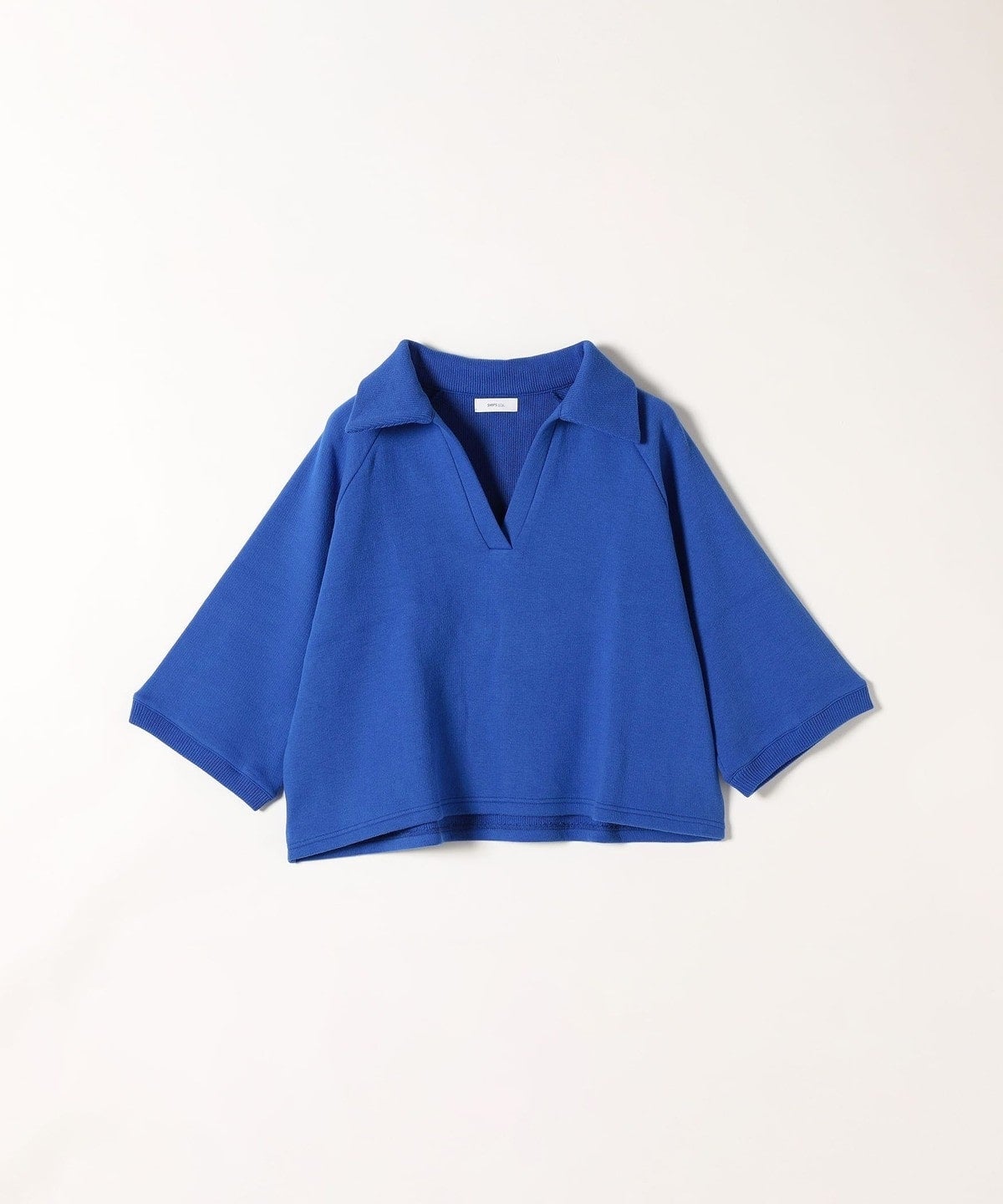 SHIPS any:〈手洗い可能〉サカリバ スキッパー ポロ プルオーバー