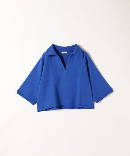 SHIPS any:〈手洗い可能〉サカリバ スキッパー ポロ プルオーバー