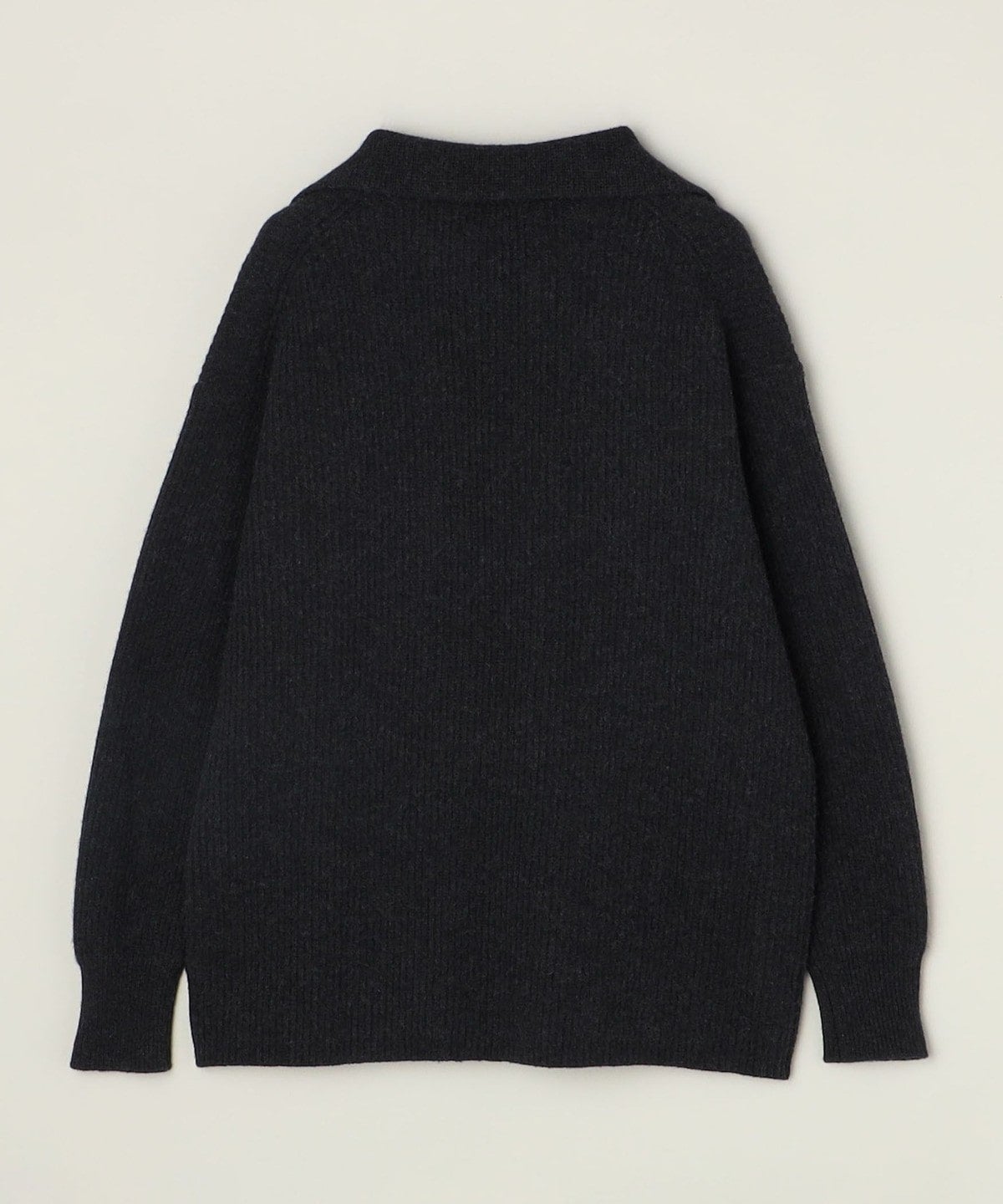 quaranciel: アクア カシミヤ ブレンド スキッパー ニット